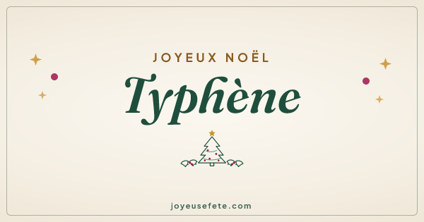 Image « Joyeux Noël Typhène » au format large