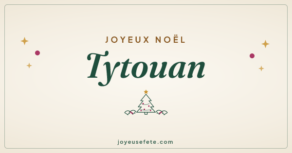 Image « Joyeux Noël Tytouan » au format large