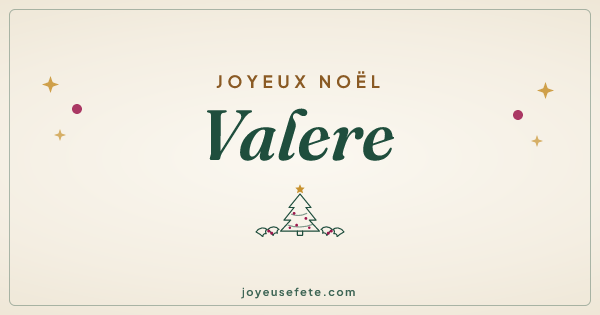 Image « Joyeux Noël Valere » au format large