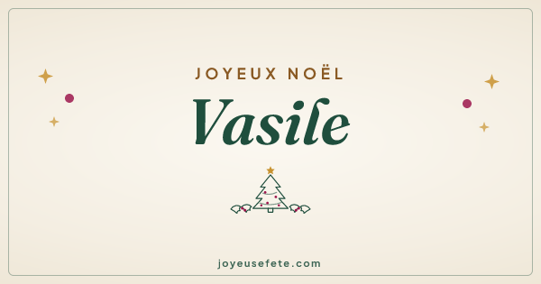 Image « Joyeux Noël Vasile » au format large