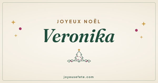 Image « Joyeux Noël Veronika » au format large