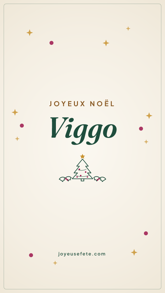 Image « Joyeux Noël Viggo » au format story
