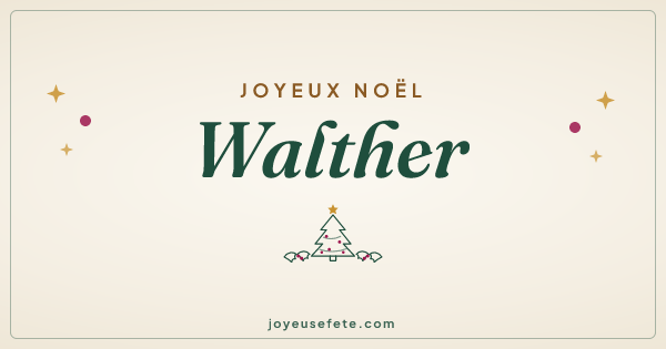 Image « Joyeux Noël Walther » au format large