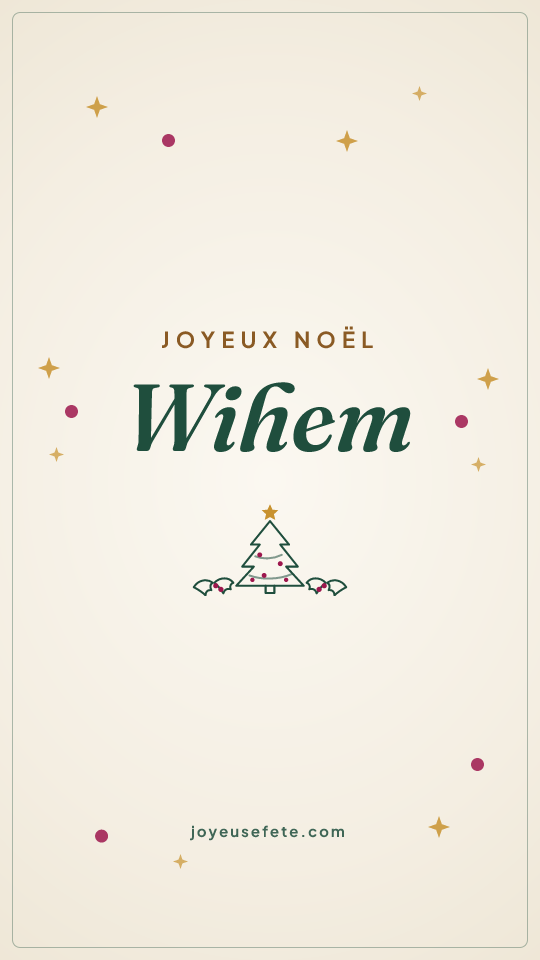 Image « Joyeux Noël Wihem » au format story