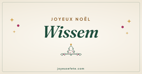 Image « Joyeux Noël Wissem » au format large