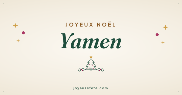 Image « Joyeux Noël Yamen » au format large