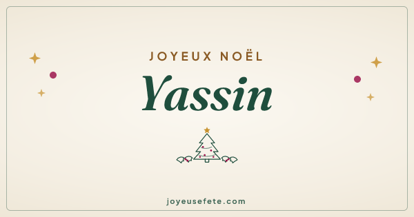 Image « Joyeux Noël Yassin » au format large
