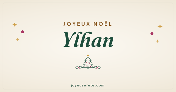 Image « Joyeux Noël Ylhan » au format large