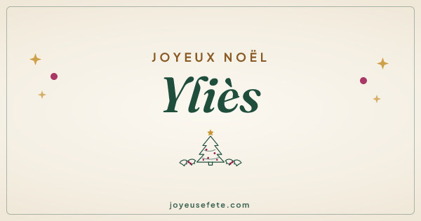 Image « Joyeux Noël Yliès » au format large