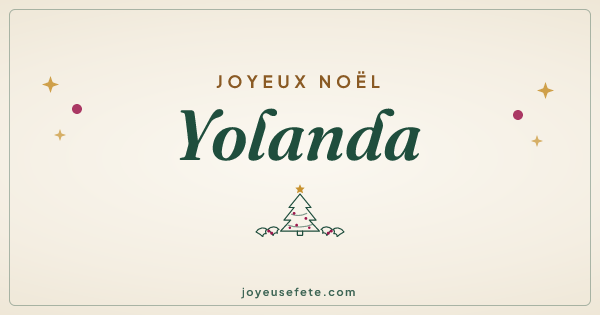Image « Joyeux Noël Yolanda » au format large