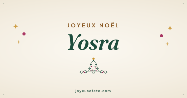 Image « Joyeux Noël Yosra » au format large