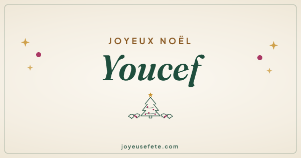 Image « Joyeux Noël Youcef » au format large