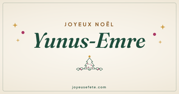 Image « Joyeux Noël Yunus-Emre » au format large