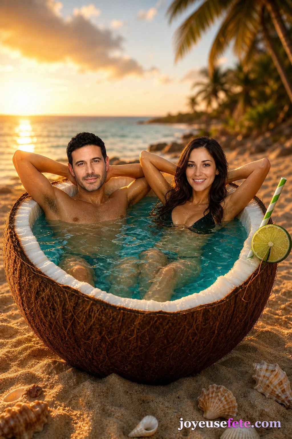 Bain de noix de coco