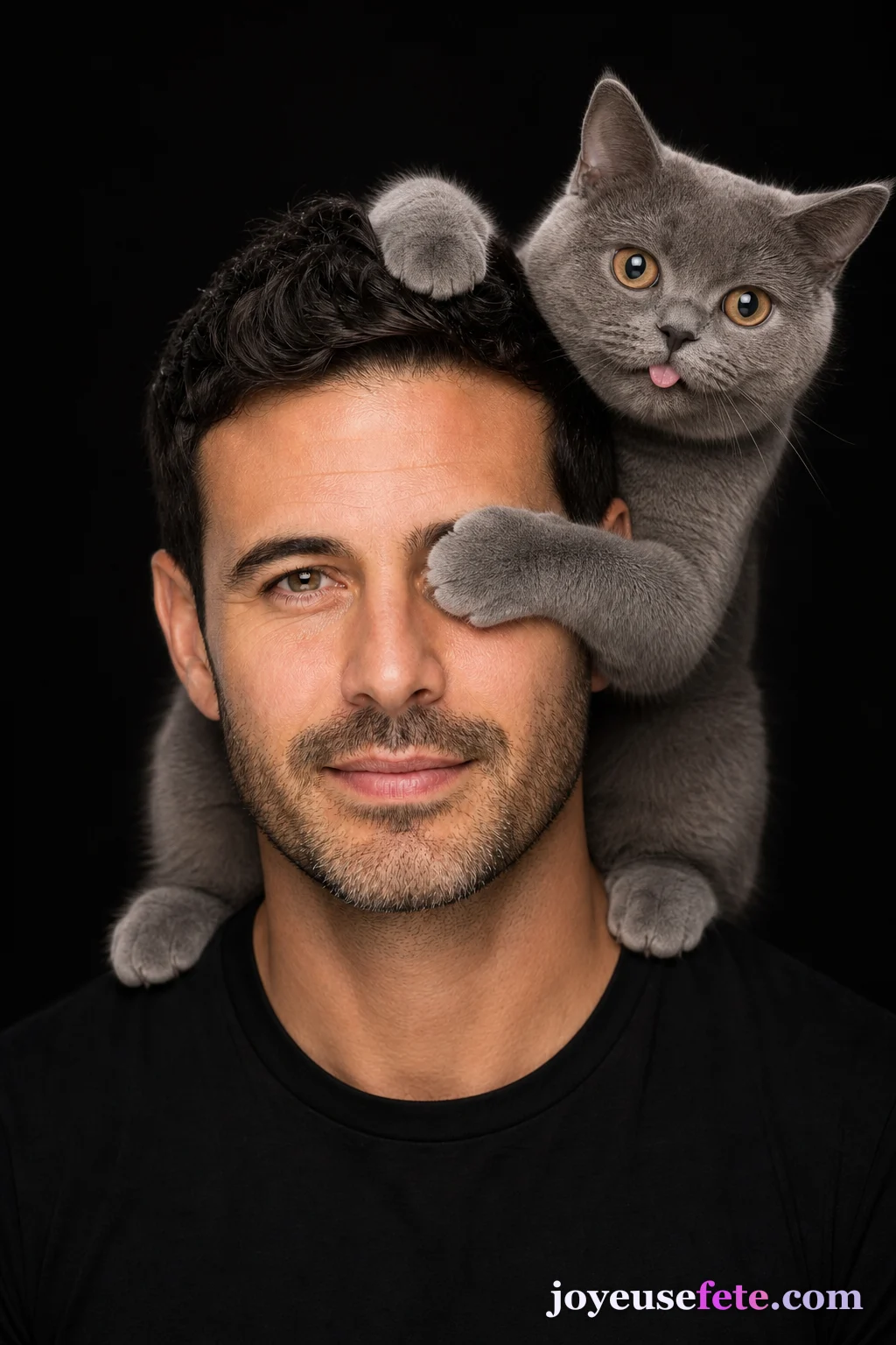 Mon chat sur les épaules