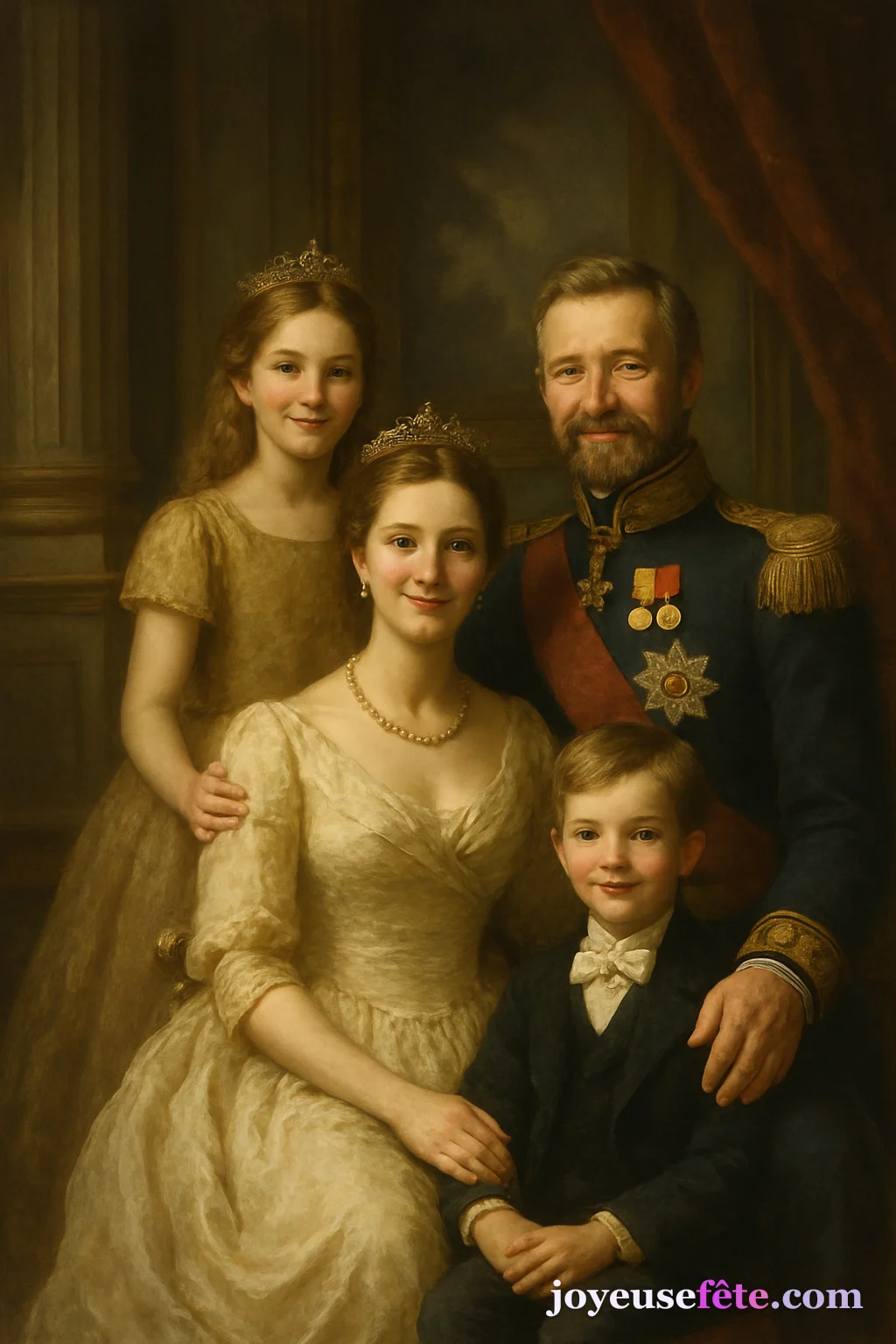 Portrait de famille royal